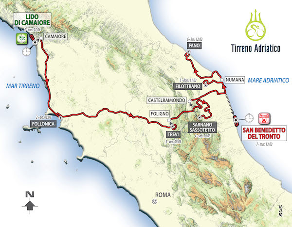 Ciclismo, Tirreno-Adriatico nel ricordo di Scarponi: un traguardo di tappa a Filottrano Ciclismo, Tirreno-Adriatico nel ricordo di Scarponi: un traguardo di tappa a Filottrano
