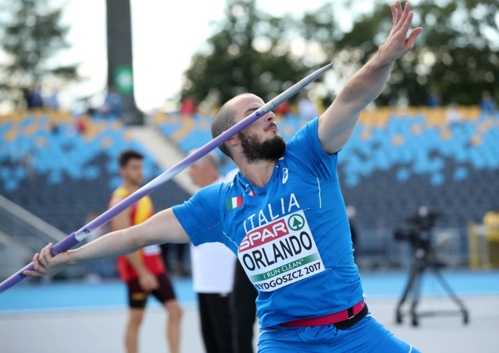 Universiadi Roberto Orlando chiude al nono posto nel lancio del